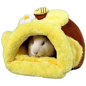 Eurobuy Konijn Cavia Hamster Huis Bed Schattige Kleine Dieren Huisdier Fleece Winter Warm Gezellig Bed Egel Winter Nest Kooi Hamster Accessoires