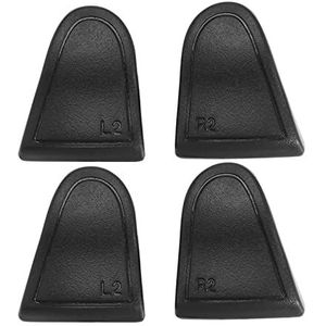 EMSea 2 paar trigger stop buttons extension trigger compatibel met PS5 Controller L2 R2 trigger Pad Joystick Extender Trigger Buttons ABS zwart