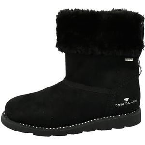 TOM TAILOR 4272310 halflange laarzen voor meisjes, zwart, 39 EU