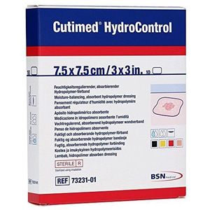 CUTIMED Hydrocontrol 7,5 x 7,5 cm Bte 10 zelfklevende pleisters