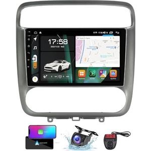 Android 13 Autoradio 9 Duim Touch Display Voor Honda Stream 1 2000-2006 Met Draadloze Carplay Android Auto/4G WiFi/FM RDS DAB+/Buletooth/Bediening op het stuur + Camera en DVR(B,NF-3)