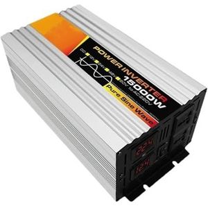 Spanningsomvormer Auto-omvormer 15000W DC 12V/24V/48V/60V Naar AC 220V Zuivere Sinusomvormer 12V(DC 12V to AC 220V)