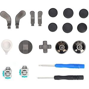 Controller Thumbsticks Vervangende Onderdelen, Metalen Thumbsticks, Magnetische Basis, D-pads, Knoppeddels met Gereedschap, Elite Kit voor One Elite 2 Controller-accessoire