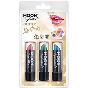 Moon Glitter Holographic Glitter Lipstick,