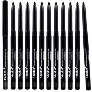 12 stuks Nabi Intrekbare waterdichte zwarte eyeliner (Duitse partij)