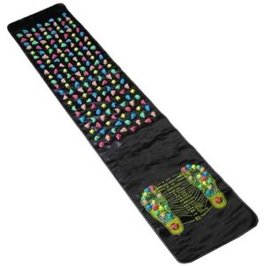 Voetmassage stenen mat - reflexologie massagemat | PP lederen voetmassagemat | voetvoetmat | lang zittende werknemers vrouwen mannen ontspanningsvoetmat voor badkamer en slaapzaal