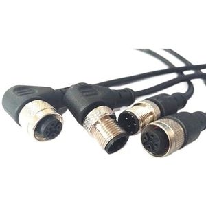 5 stks/partij 10 M kabel M12 Sensor Connector Kabel Waterdichte plug Mannelijke & Vrouwelijke 4 5 8Pin + 10 m PVC lijn EEN Type(Straight,FEMALE INSERT_8P)