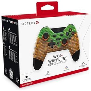 WX-4 Wireless Premium BT Controller LED - Cubes - Geschikt voor Nintendo Switch