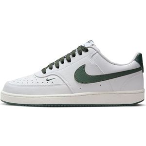 Nike Court Vision LO NN Sneakers voor dames, wit/vintage greensail, 42 EU, White Vintage Green Sail, 42 EU