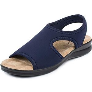 Aerosoft Damessandalen stretch 05, extra licht en elastisch (bleu, 37)