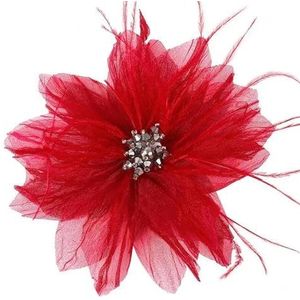 stks chiffon kunstbloem hoofd meerlagige handgemaakte DIY meisje hoofdtooi bloem doek accessoires R0839-C1