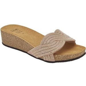 Scholl, Damessandalen met glitter, roze, Roze, 36 EU