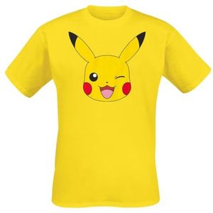 Heroes Inc Pokemon T-shirt Pikachu Face Size L