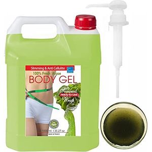 Zeewier Body Wrap Gel – 1000 ml Huidverjonging, Detox, Afslankend, Vormgevend, Verstevigend & Tonifiërend