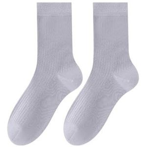 AHCover Halflange katoenen sokken for heren, gekamd katoen, antipilling, puur katoen, comfortabel, zweetafvoerend, antibacterieel en herensokken (Color : G)