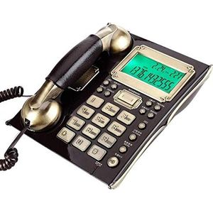Telefoon Thuis Telefoon Vaste Vaste Telefoons voor Thuis Retro Telefoon, Beller-ID Spraakaankondiging, Kantoor Thuis Vast Vaste Vaste Telefoon