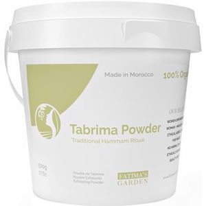Fatima's Garden Tabrima/Seqla Hammam Marokkaanse Scrub Traditioneel Natuurlijk Voorouderlijk Ritueel 500g