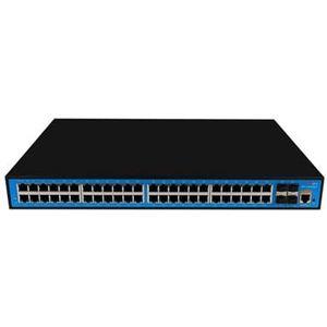ALOUTSNOC Beheerde POE schakelaar 24/48 POE havens met 8 SFP of 4 SFP+slot Ethernet-schakelaar (kleur: EW-S5748GM-AP)