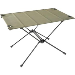 Klaptafel Tuintafel Draagbare Kampeertafel Opvouwbare Bijzettafel Aluminium Voor Buitenreizen Wandelen Campingtafel Buitentafel(Grün)