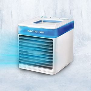 Livington Arctic Air Pure Chill - portabler Air-Cooler - 7 verschillende LED sfeerlichten - Water-Verkoeling - Luchtkoeler - 3 snelheden