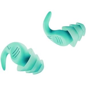 Zachte siliconen slapen oordopjes geluidsisolatie Oordopjes anti-geluid pluggen voor reizen Siliconen ruisonderdrukking (01 groen)