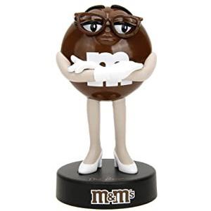 M&M's 4"" Brown Die-Cast Collectible Figure, Toys for Kids and Adults