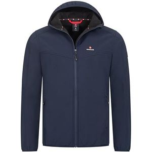 Höhenhorn Alpberg Lichte softshelljas voor heren, outdoor, vrijetijdsjas, overgangsjas, donkerblauw, S