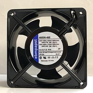 All metal cooling fan 4650N-465 12cm 12038 230V industrial axial fan
