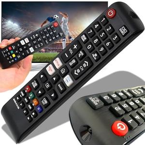 Retoo Universele afstandsbediening voor Samsung Smart TV, BN59-01315B, geschikt voor AA59-00666A, BN59-01199F, AA59-00600A, AA59-00741A, AA59-00786A, BN59-01247A, Netflix en Rakuten Button