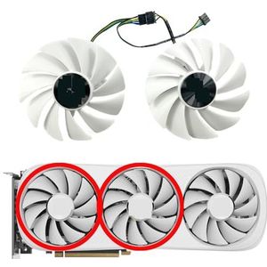 Voor ZOTAC voor GeForce RTX4070ti 4070ti SUPER 4080 4080s voor TRINITY OC voor WHITE voor grafische kaart vervangende ventilator GA92S2U(Middle left fan)