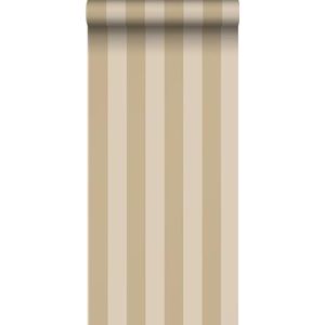 behang strepen beige 50 x 900 cm - van Sanders & Sanders