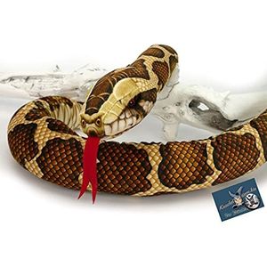Tigerpython ZÜNGLI 150 cm slang Python pluche slang pluche dier