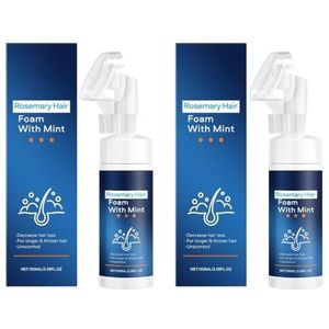 Haarverzorgingsschuimmousse & Hydraterende Serumspray - Diepe Reiniging, Voedende Hoofdhuidbevochtiger For Alle Haartypen, Essentiële Milde Haarverzorging(2PCS)