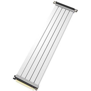 LINKUP - AVA PCIe 4.0 Gen 4 x16 Riserkabel - RTX 4090 RX7900 Ready - Verhoog je gamingprestaties - 90 graden wit (60cm)