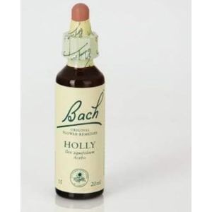Bach Flores de Bach Holly Glazen fles van 20 ml, met druppelaar