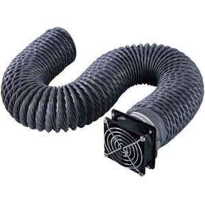 Officiële Creality uitlaatpijp met ventilator, behuizing extractieset 2 meter voor Ender Plus, 3D-printerbehuizing met ventilatorinterface en lasergraveerbehuizing