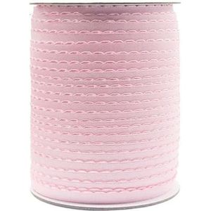 50 100 Yard 3/8 1/2 5/8 10mm 15mm Nylon BH-band elastische band pluche schouderband ondergoed lingerie naaien trim-Rose roze-10mm-100 yards