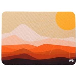 WE Pop Pack Mountain Design Muismat: 200x140x3mm 2.4GHz draadloze optische muis