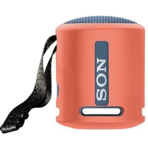 Speaker Beschermhoes voor Sony SRS-XB100 XB13, siliconen hoes, valbescherming, stofdicht, audiobescherming, hoes (oranje-rood)