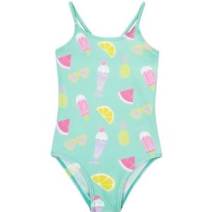 GRACE KARIN Badpak voor tieners, meisjes, 4-delig, lange mouwen, kimono, broek, bikini, tankini-set, 10 Jaar