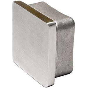 Aluminium koker antraciet vierkant - 20x20x2 mm - op maat