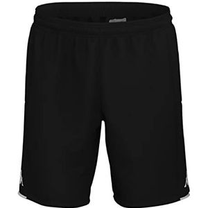 Kappa Officiële Ahora Pro 5 Shorts, Zwart/Wit, 3XL