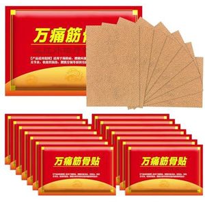 Patches tegen pijn in de knie, 120 stuks pleisters voor pijnverlichting in de knie, ruggen, nek, spierpijn