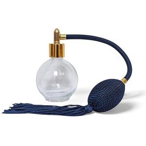 Midnight Blue Tassel 78ml Klassieke Ronde Parfum Fles Verstuiver, Vultrechter & Doos Inbegrepen (GF) …