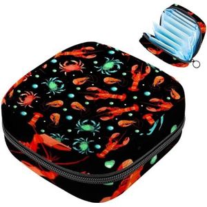 MUOOUM Opbergtas voor maandverband, Japans bloemenpatroon menstruatiecup zakje, draagbaar maandverband opbergzakken vrouwelijke menstruatie eerste menstruatie tas voor tienermeisjes vrouwen dames,