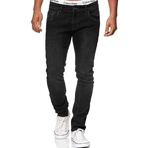 Indicode Heren Texas Jeans Pants | Jeans van katoenmix met stretch Black 34/30