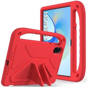 Tabletzakken hoesje Kinderhoes compatibel met Huawei Honor Pad X9 11,5 inch 2023, lichtgewicht schokbestendig handvat standaard kindvriendelijke beschermhoes Tablet Pc Zaak (Color : Rosso)