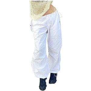 Viro Oversized cargobroek voor dames, trekkoord, baggy lage taille, sweatpants, hipster, cinch bottom, jogger, hippiebroek