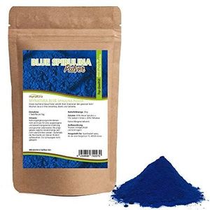 Mynatura Blue Spirulina-poeder, microalgen, algen, natuurlijke kleurstof, natriumcitraat, trehalose (2 x 30 g)