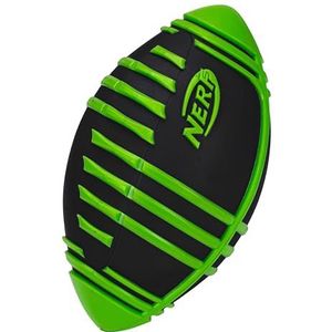 NERF Weather Blitz Foam Football for All-Weather Play -- Easy-to-Hold Grips – Great for Indoor and Outdoor Games -- Green